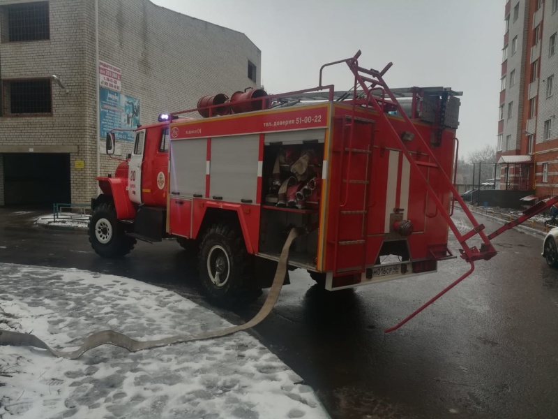 Пожар на ул. Моковская в г. Курск   Курской области